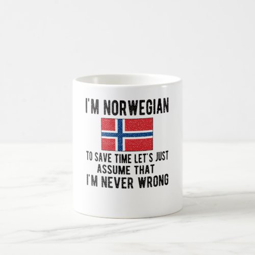 Norwegian Heritage Norway Roots Norwegian Flag Coffee Mug