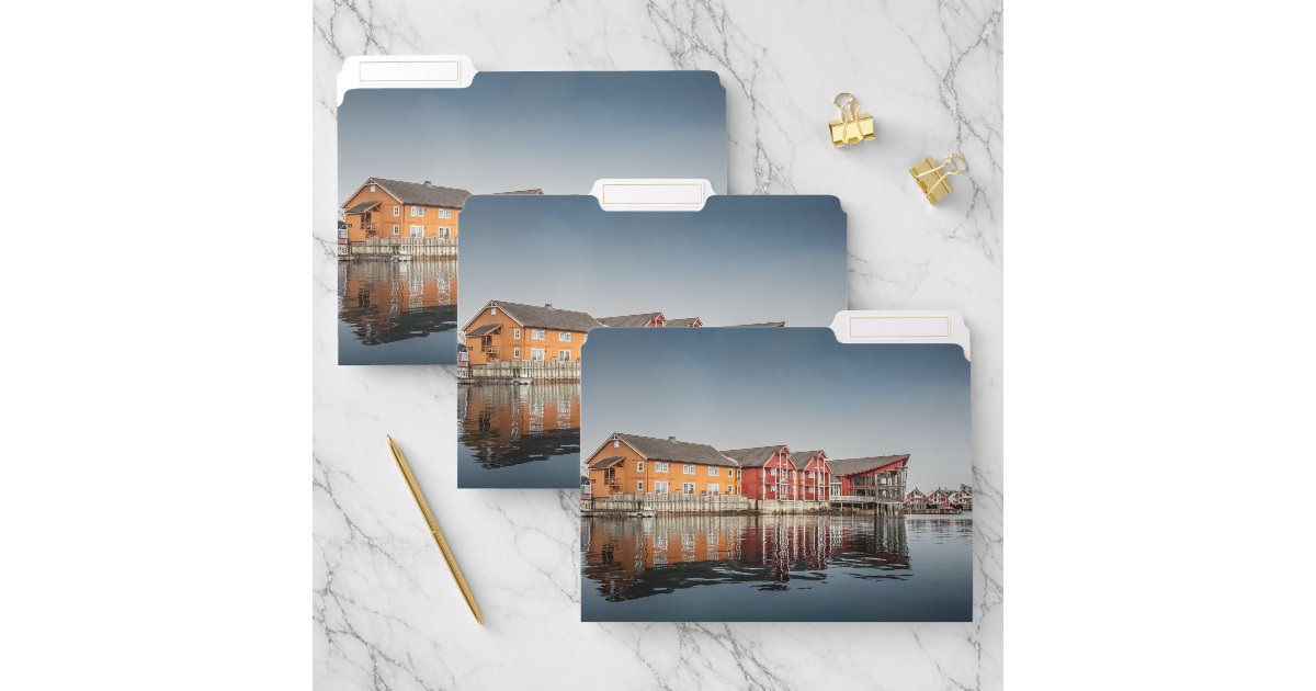Folder File Norway Norwegian Houses File Folder | Zazzle