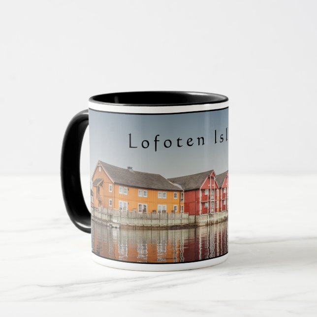 Norwegian Houses Souvenir Mug (Front Left)
