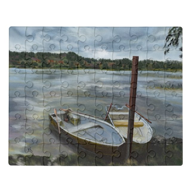 Norwegian Lakeside Jigsaw Puzzle (Puzzle Horizontal)