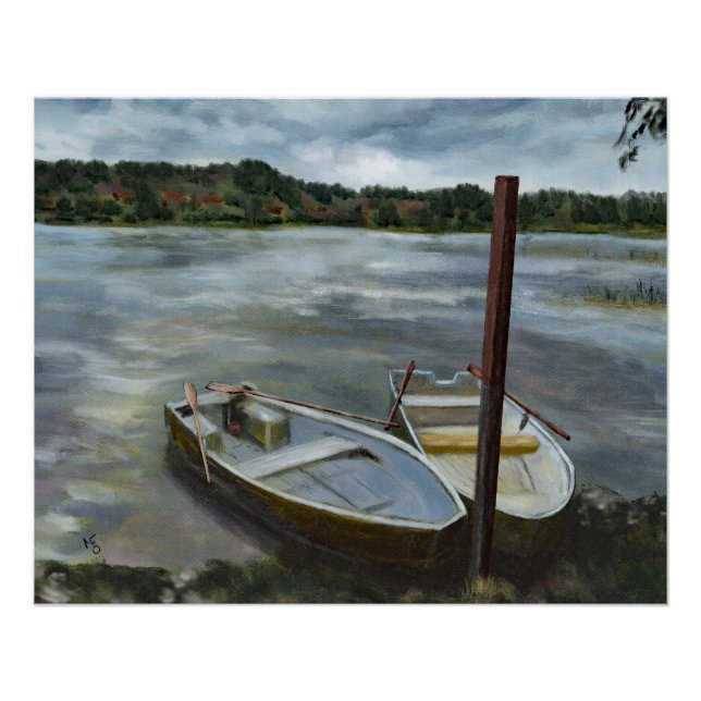 Norwegian Lakeside Poster (Front)