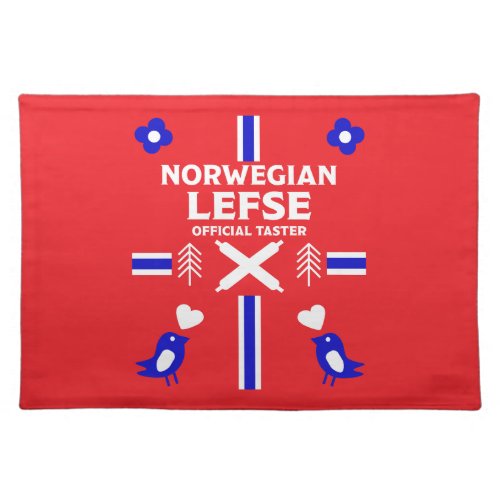 Norwegian Lefse Flatbread Apron Cloth Placemat