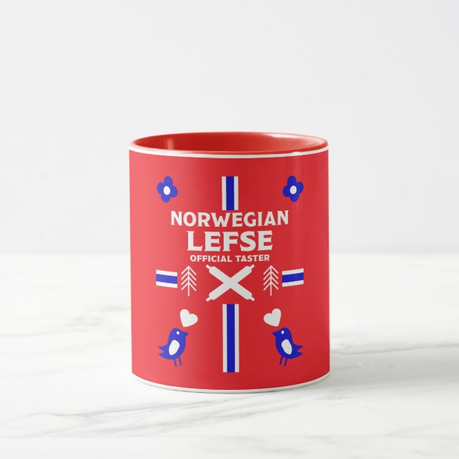 Norwegian Lefse Flatbread Apron Mug (Center)