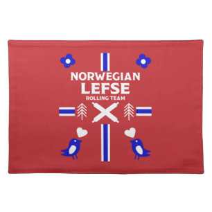 Norwegian Lefse Flatbread Cloth Placemat