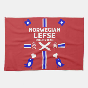 Norwegian Lefse Flatbread Kitchen Towel