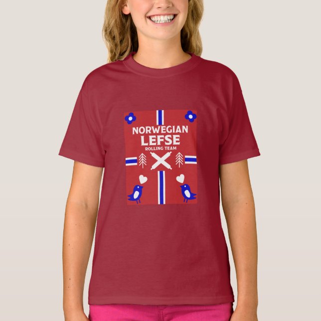 Norwegian Lefse Flatbread  T-Shirt (Front)