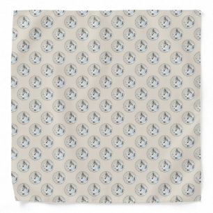 Norwegian Lundehund Painting - Original Dog Art Bandana
