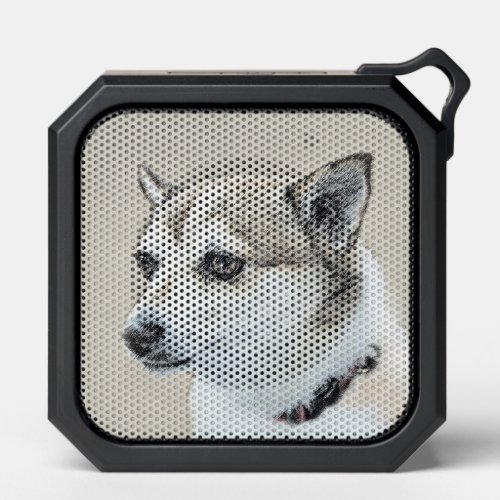 Norwegian Lundehund Painting _ Original Dog Art Bluetooth Speaker