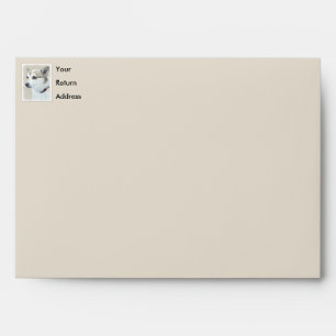 Norwegian Lundehund Painting - Original Dog Art Envelope