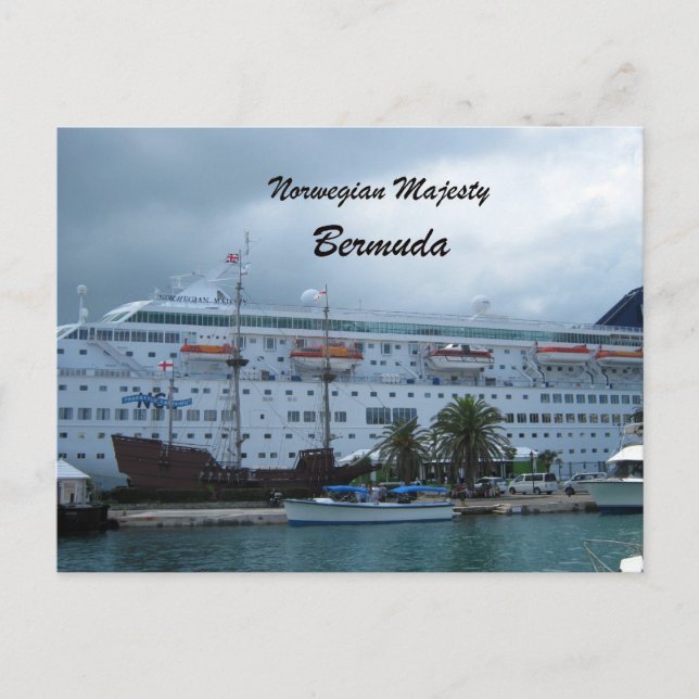 Norwegian Majesty Postcard (Front)