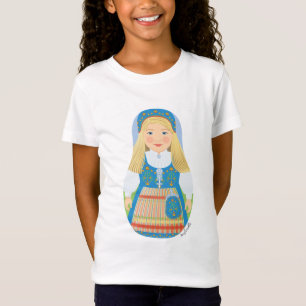 Norwegian Matryoshka Girls' T-Shirt