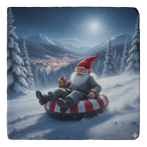 Norwegian Nisse Sledding, Trivet