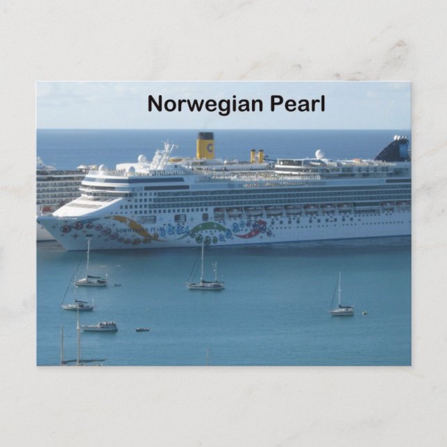 Norwegian Pearl Postcard (Front)