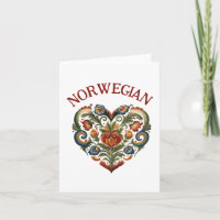 Norwegian Rosemaling Folk Art Heart | Blank