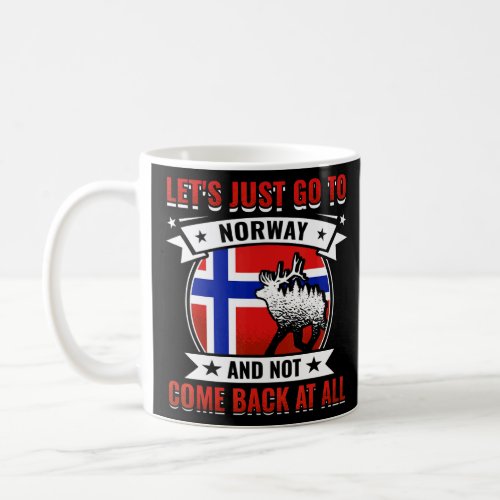 Norwegian Scandinavia Deer North Cape Norway  Coffee Mug
