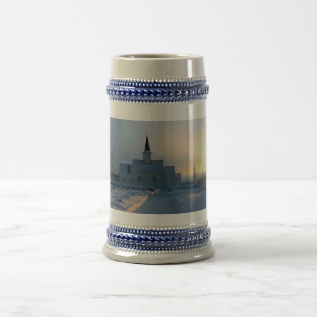 Norwegian Snow Beer Stein (Center)
