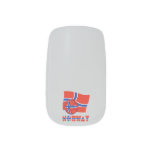 Norwegian Soccer Ball and Flag Minx Nail Wraps