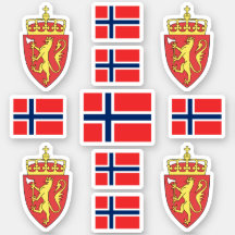 Car Sticker Norway Car Sticker Norway Coat of Arms 3d Round gedomt Doming 