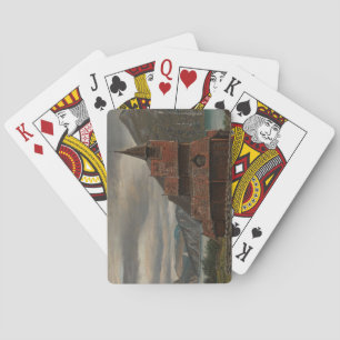 Norwegian Stave Church (by Knud Baade) Poker Cards