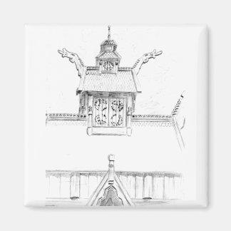 Norwegian Stave Church Magnet