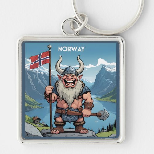 Norwegian Troll Keychain