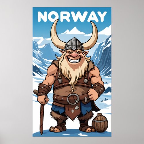 Norwegian Troll Poster