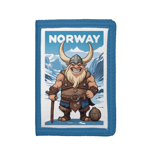 Norwegian Troll Trifold Wallet (Front Vertical)
