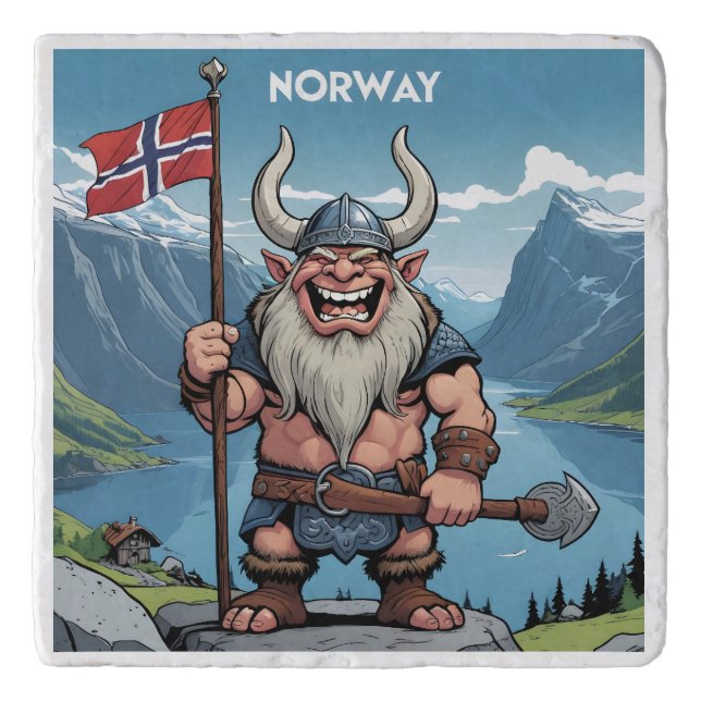 Norwegian Troll Trivet (Front)