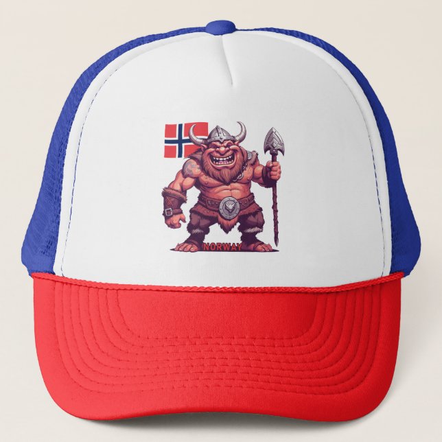Norwegian Troll Trucker Hat (Front)