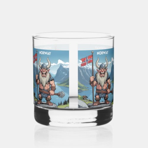 Norwegian Troll Whiskey Glass