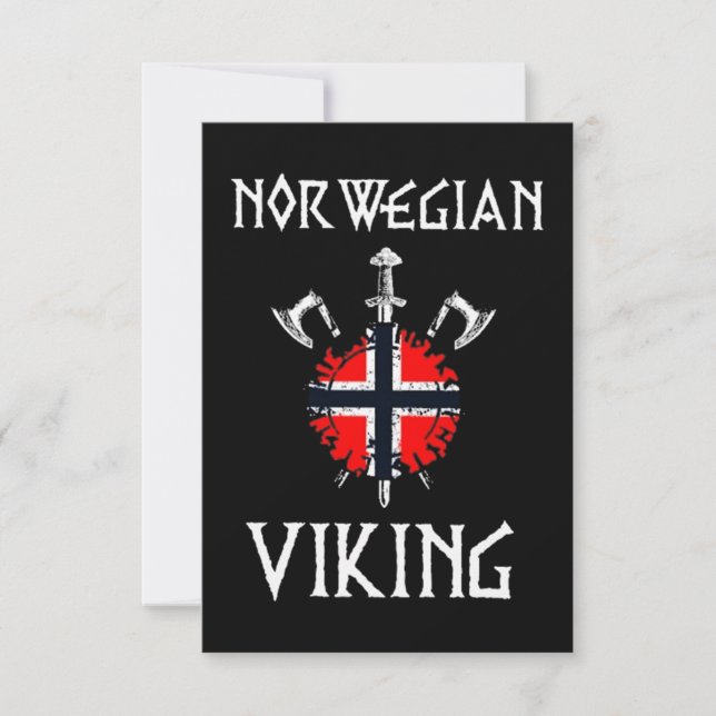 NORWEGIAN VIKING CARD (Front)
