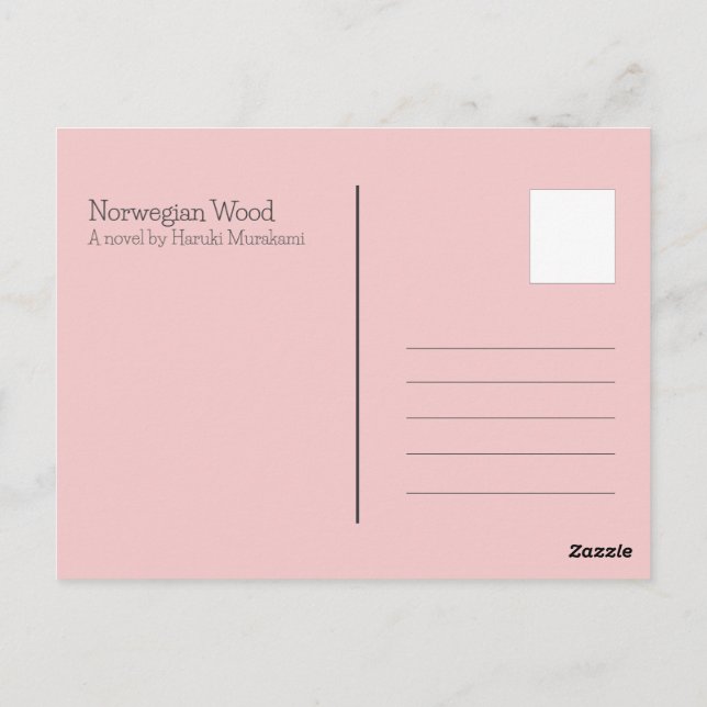 Norwegian Wood - Naoko Postcard (Back)