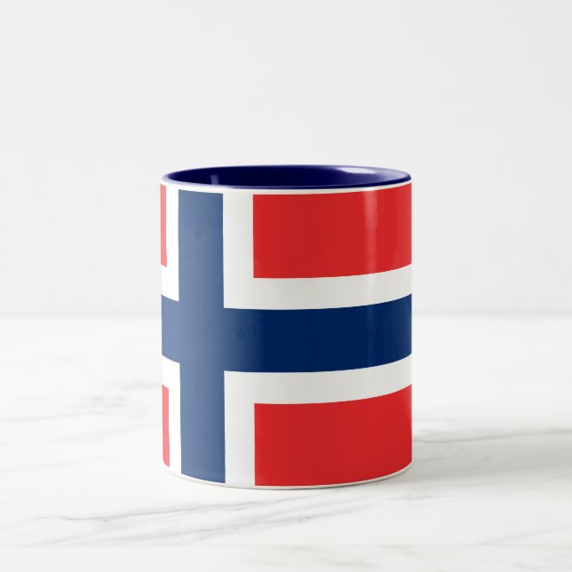 Norweigan Flag Mug (Center)