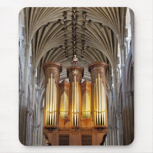 Norwich cathedral organ and ceiling mousepad (Front)