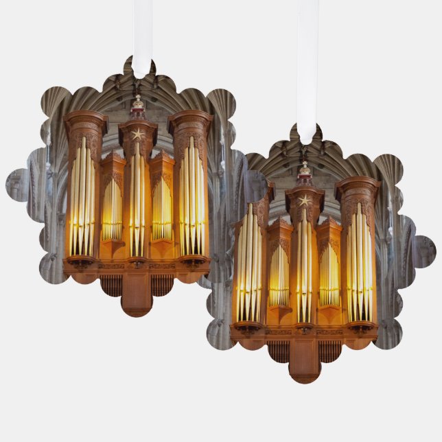 Norwich Cathedral pipe organ Ornament Card (Front/Back)