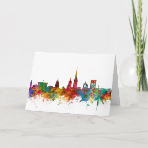 Norwich England Skyline Card