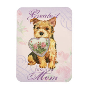 Norwich Heart Mom Magnet