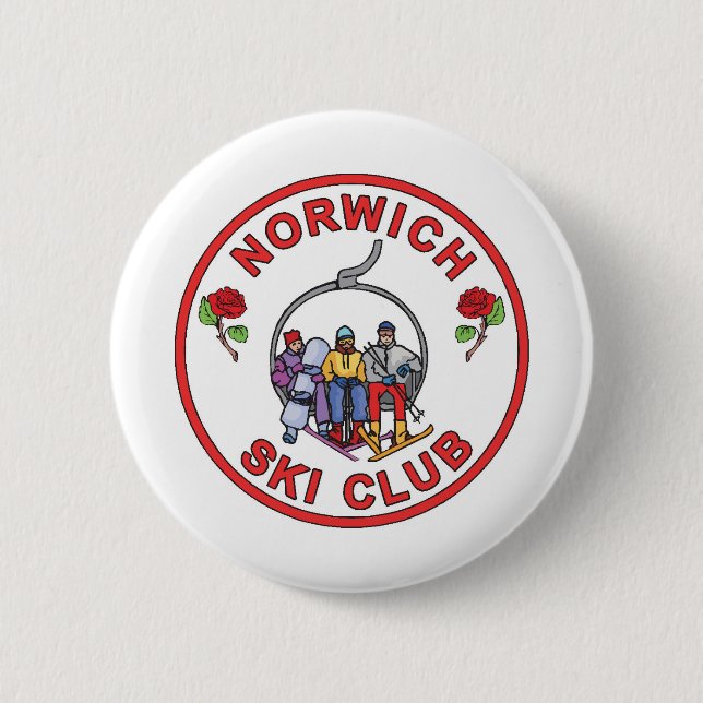 Norwich Ski Club Button (Front)