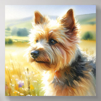 Norwich Terrier Acrylic Photo Tile