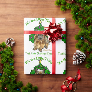 Norwich Terrier Christmas Wrapping Paper