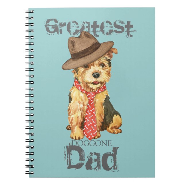 Norwich Terrier Dad Notebook (Front)