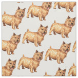 Norwich Terrier Fabric