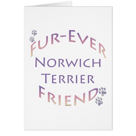 Norwich Terrier Furever Cards (Front)