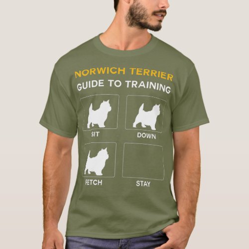 Norwich Terrier Guide To Training Dog Obedience T_Shirt