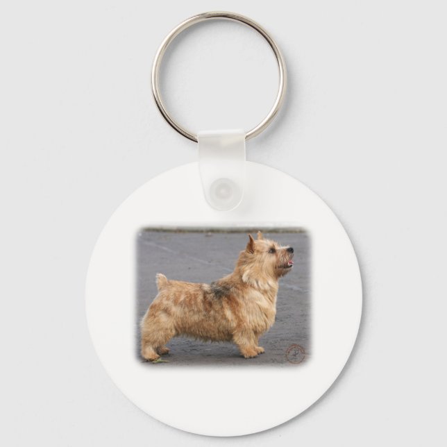 Norwich Terrier Keychain (Front)