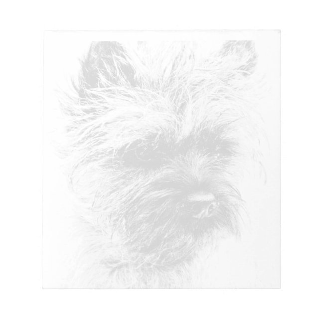 Norwich Terrier Notepad (Front)