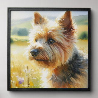 Norwich Terrier Peel And Stick Photo Tile