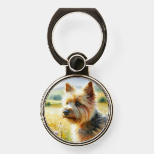 Norwich Terrier Phone Ring Stand