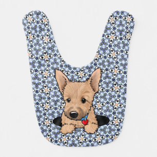 Norwich Terrier Puppy Baby Bib