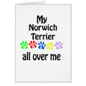 Norwich Terrier Walks Design (Front)